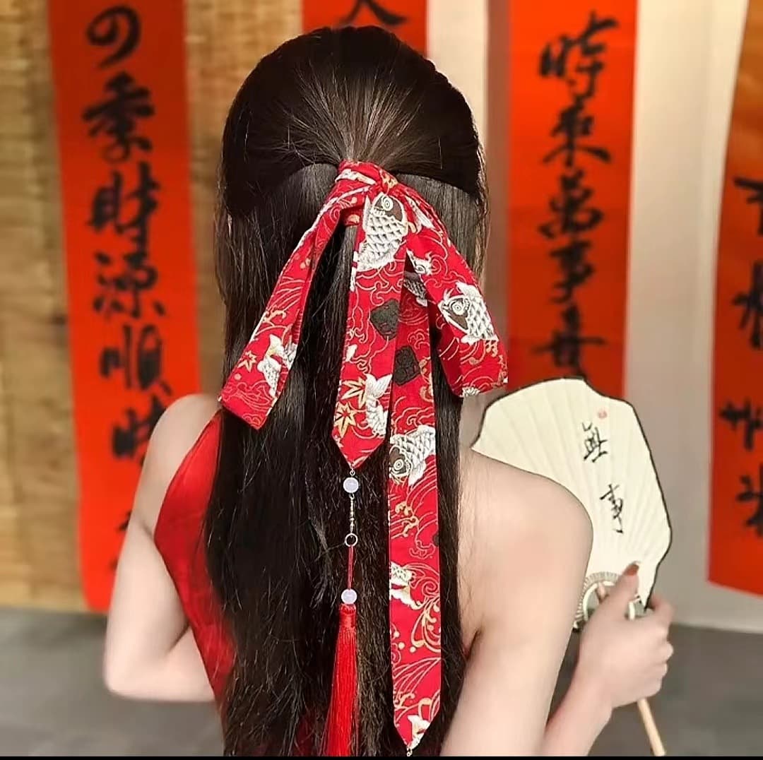 髪 飾り 伝統文様 結び飾り玉簪