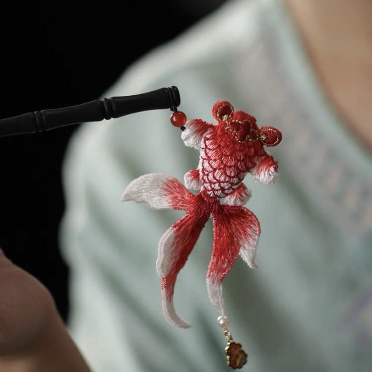 髪 飾り 金魚舞姫かんざし