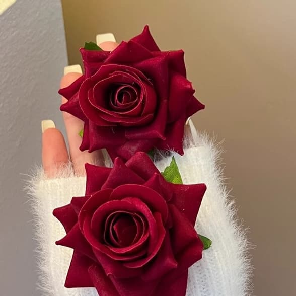 髪 飾り 上品な薔薇の髪飾り花かんざし