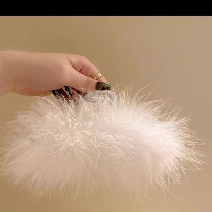 髪 飾り 上品フェザーかんざし