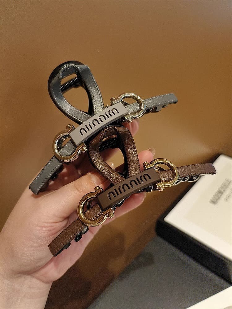 髪 飾り シンプルメタル留め金バレッタ