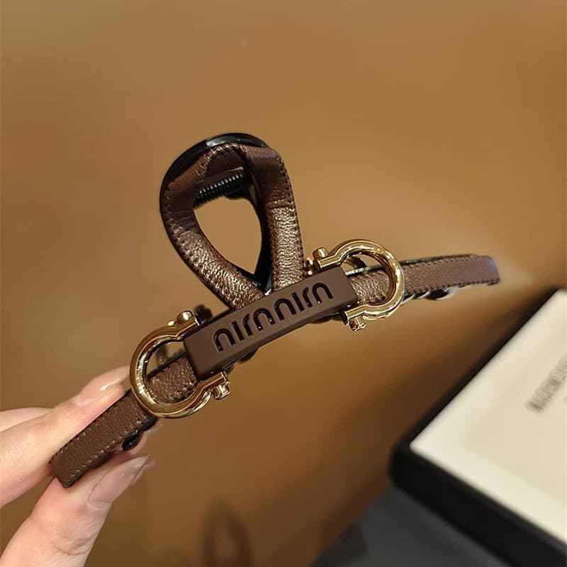 髪 飾り シンプルメタル留め金バレッタ