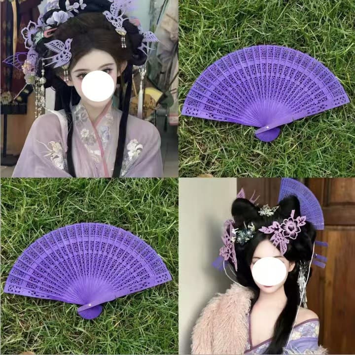 髪 飾り 蝶々舞う花もよう髪飾り細工かんざし