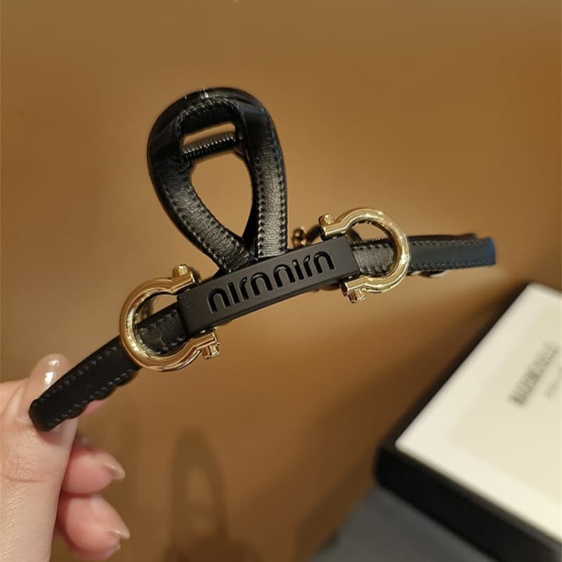 髪 飾り シンプルメタル留め金バレッタ
