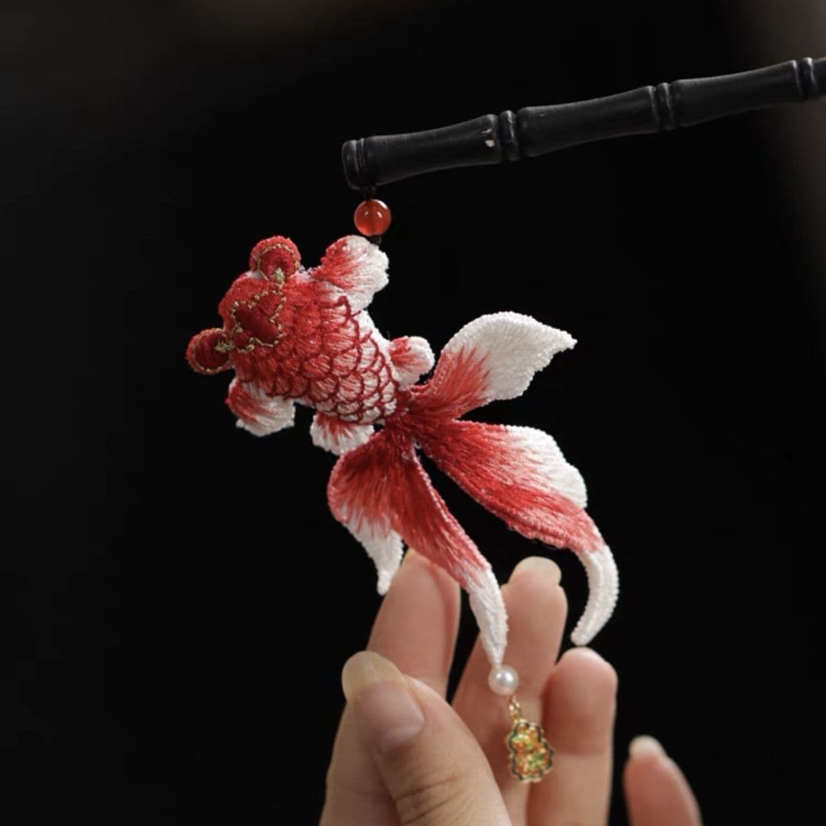 髪 飾り 金魚舞姫かんざし