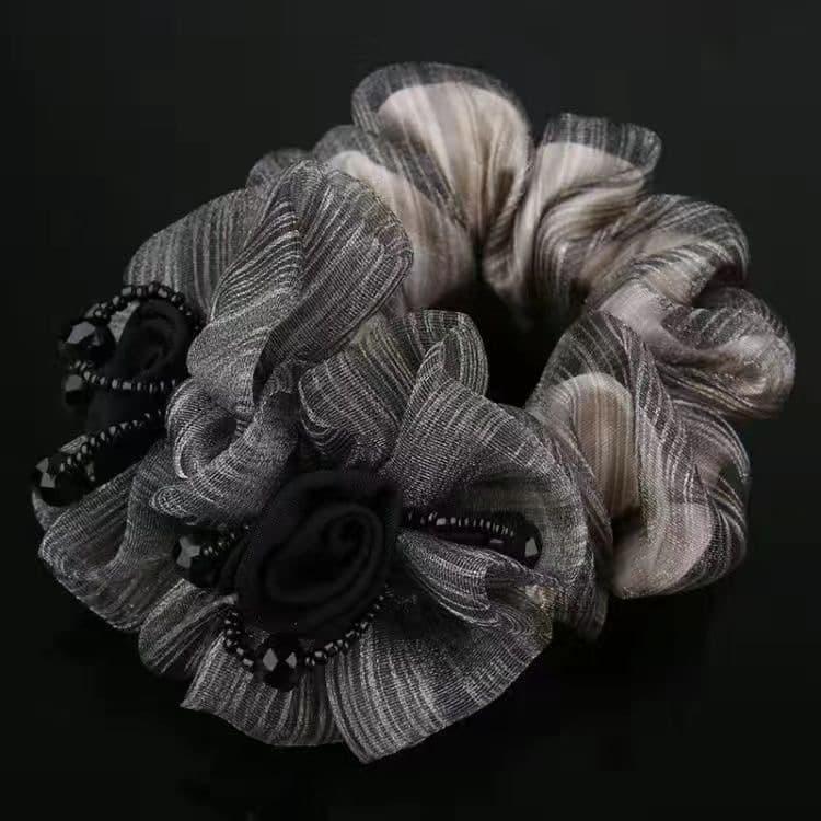 髪 飾り 上品な花びら シフォン シャンデリア 髪飾り