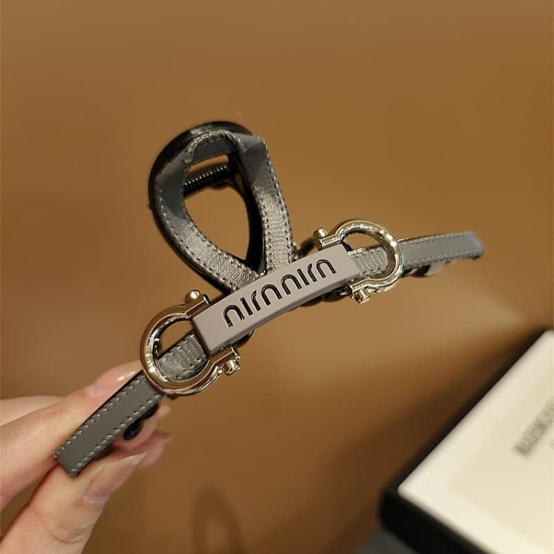 髪 飾り シンプルメタル留め金バレッタ