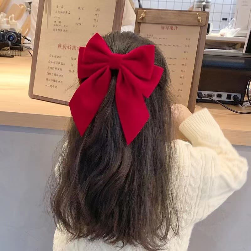 髪 飾り 大人可愛いリボン髪飾り