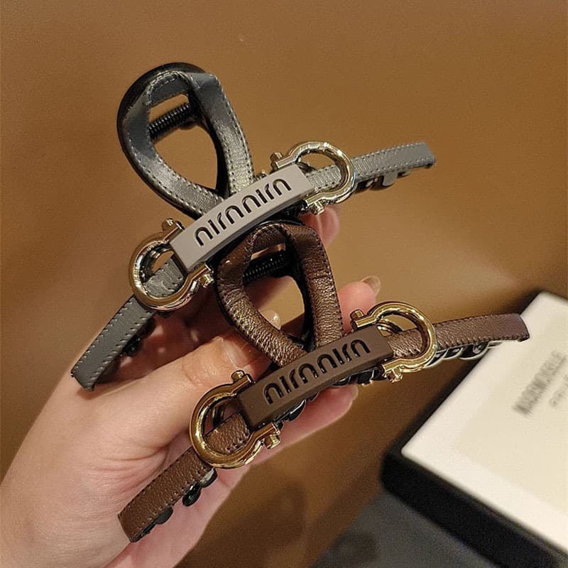 髪 飾り シンプルメタル留め金バレッタ