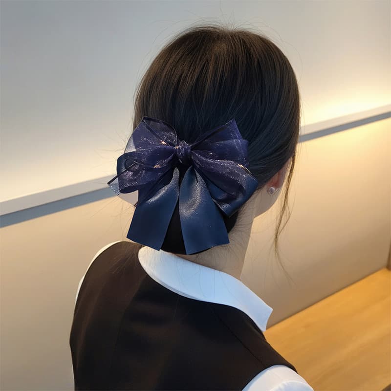 髪 飾り 上品リボン髪飾り 卒業式コレクション