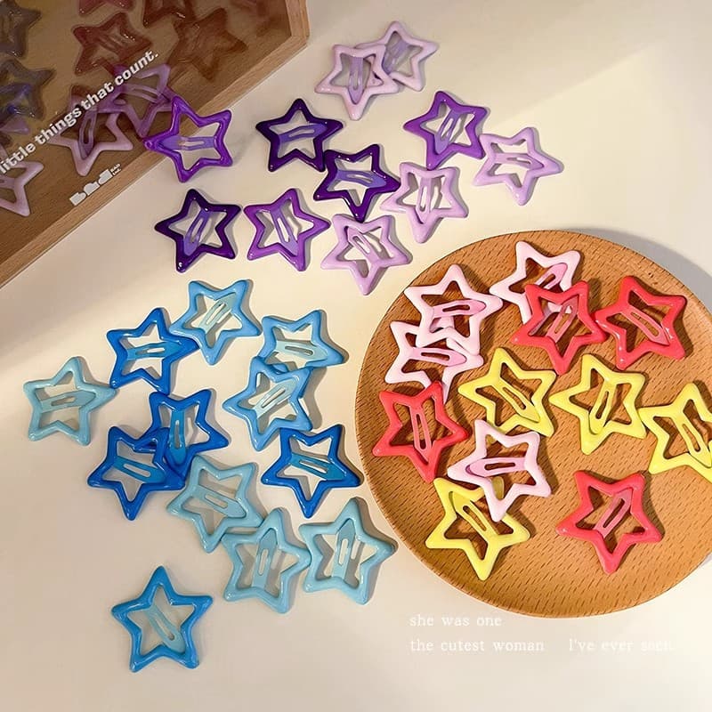 髪 飾り 星空きらめき ヘアクリップ